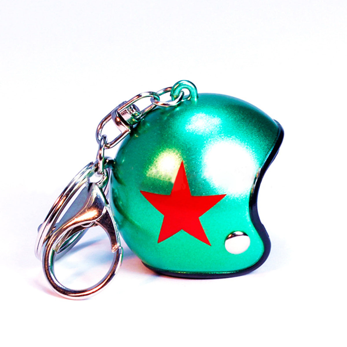 Custom Star Motorcycle Helmet Keychain Phone Pendant Bag Keyring Bag Pendant Charm Accessories