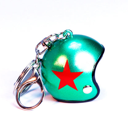 Custom Star Motorcycle Helmet Keychain Phone Pendant Bag Keyring Bag Pendant Charm Accessories