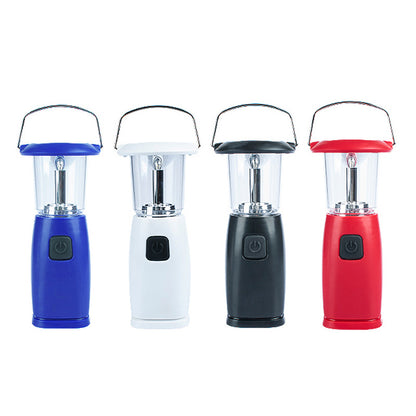 Hand Crank LED Solar Power Rechargeable Camping Lantern