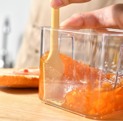 Mini Silicone Double End Jar Spatular Spoon Scraper For Scooping And Scraping