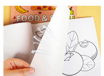 Fully Customized Pattern Coloring Book Cartoon Theme DIY Books for Adults & Kids - 40 Sheets