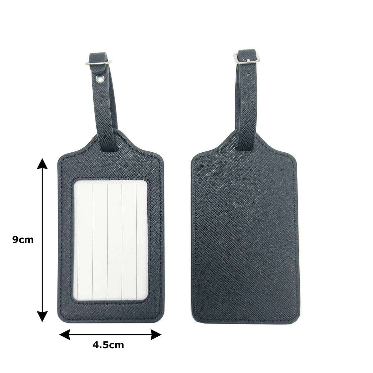 Mini Rectangular Shape PU Leather Luggage Tag (Size S)