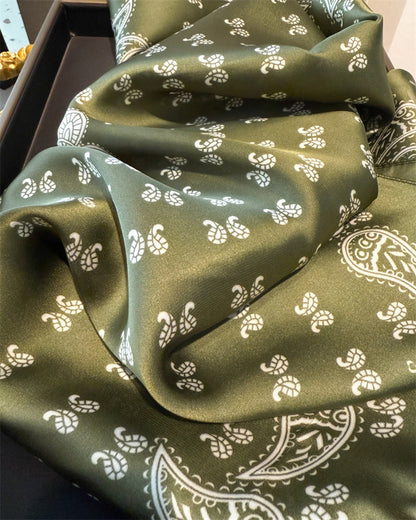 Custom 27.5" x 27.5" Silk Like Headband Women's Handbag Wrap