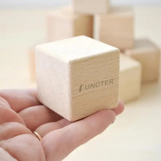 2.75" Pine Wooden Square Block Wood Blank Cube