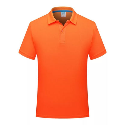 Men's 6 oz. Regular-fit Short-Sleeve Polyester Lapel Polo Shirt