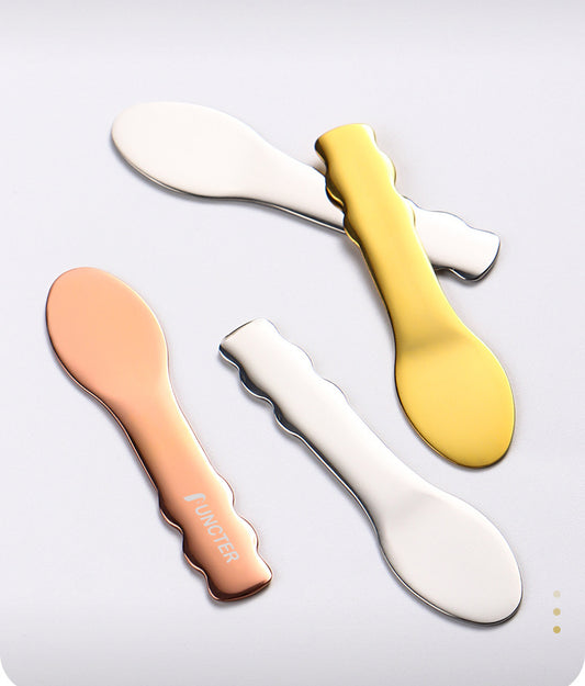 Stainless Steel Cosmetic Skincare Spatula Facial Tool
