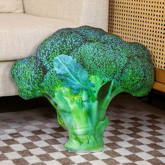 15'' to 20" Personalized Unique Stuffed Pillow Toy Custom Vegetable Broccoli Shaped Pillow