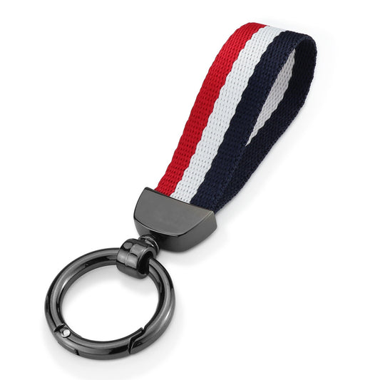 Automotive Keychain W/ Knitted Strap