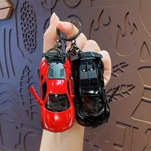Mini Simulation Sports Car Model Keychain Classic Car Shaped Keychain