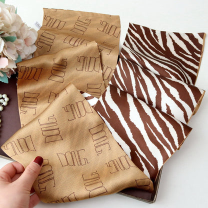 Custom 5.9" x 57" 100% Silk Long Headband Silk Bandana