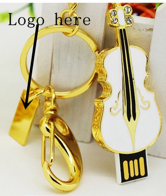 8 GB Violoncello Shaped Flash Drive