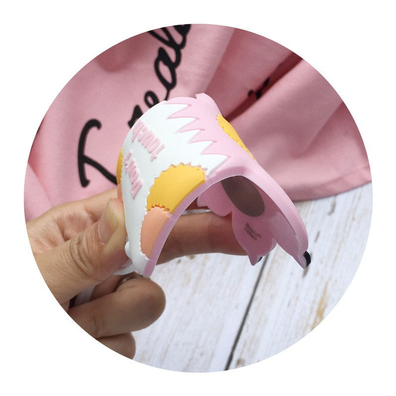 Fully Customizable 3D Raised Soft PVC Luggage Tag With Printed Back