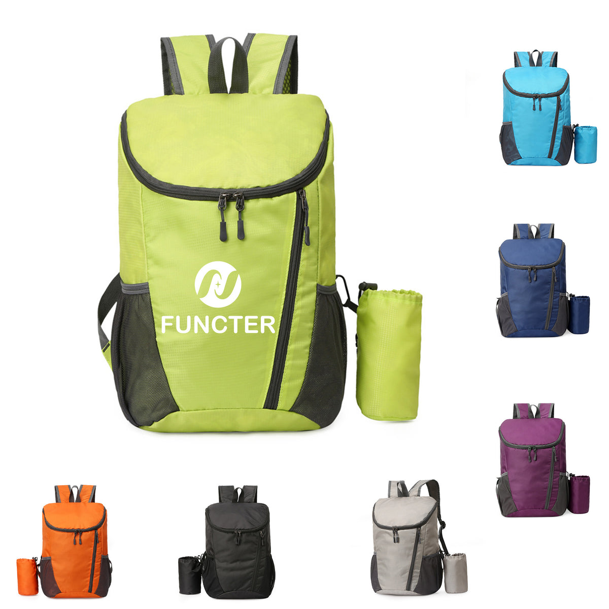 Packable Hiking Backpack With Detachable Storage Pouch | Lightweight Travel Daypack