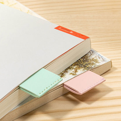 Ribbon Shape Bookmark Leatherette Page Corner Bookmarks for Book Lover, Reader, Book Worm