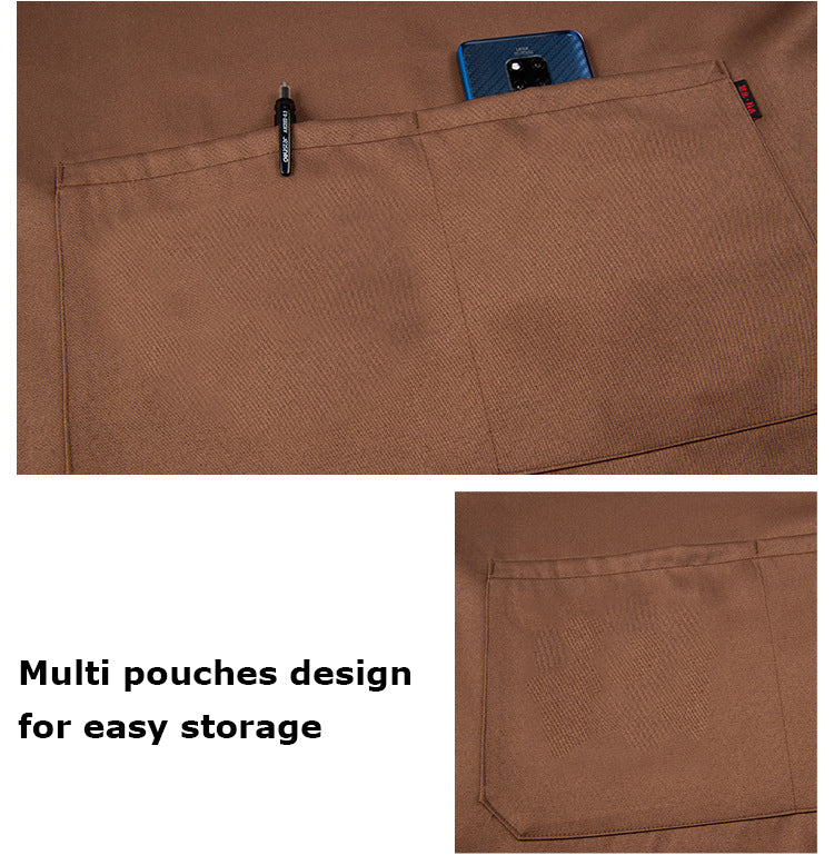 Unisex Canvas Bib Apron for Kitchen Crafting BBQ Outdoors(Model A)
