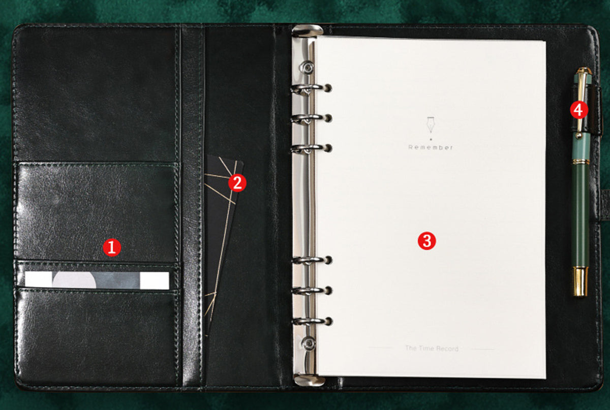 A5 PU Lether Notebook W/Buckle Closure