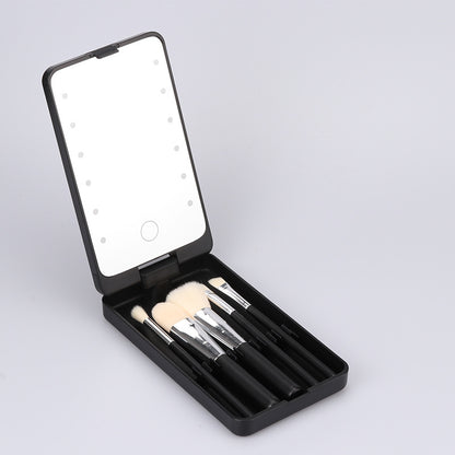 Portable Folding LED Make-up Mirror Box