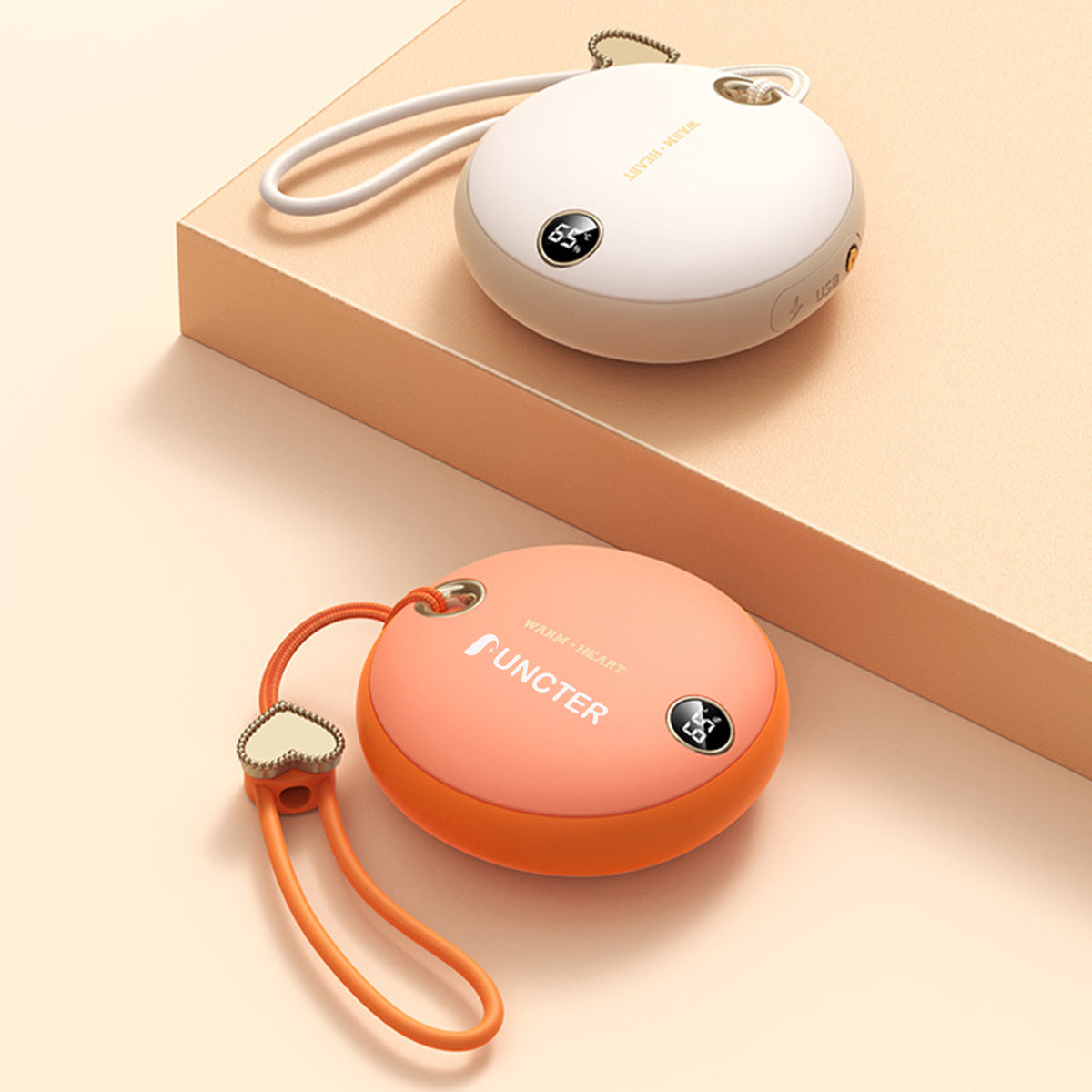 Portable Rechargeable Round Electric Hand Warmers 5,000mAh