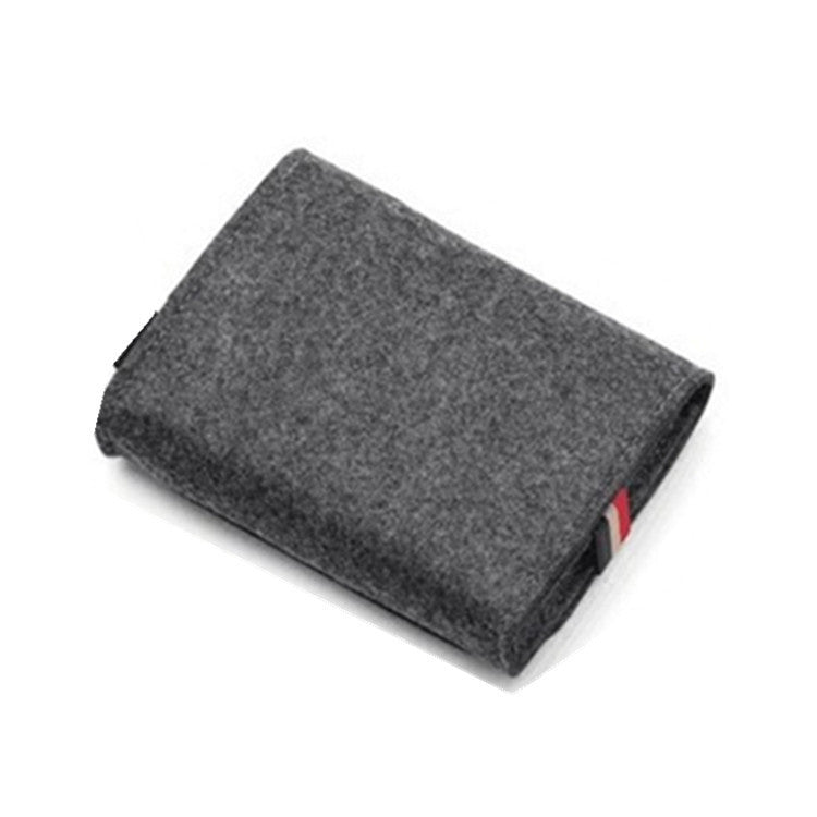 Mini Small Felt Purse Organizer Handbag Pocketbook Handle Bag