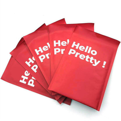6.5 x 7.9" Red Kraft Bubble Mailer Self Seal Padded Envelopes for Shipping/ Packaging/ Mailing
