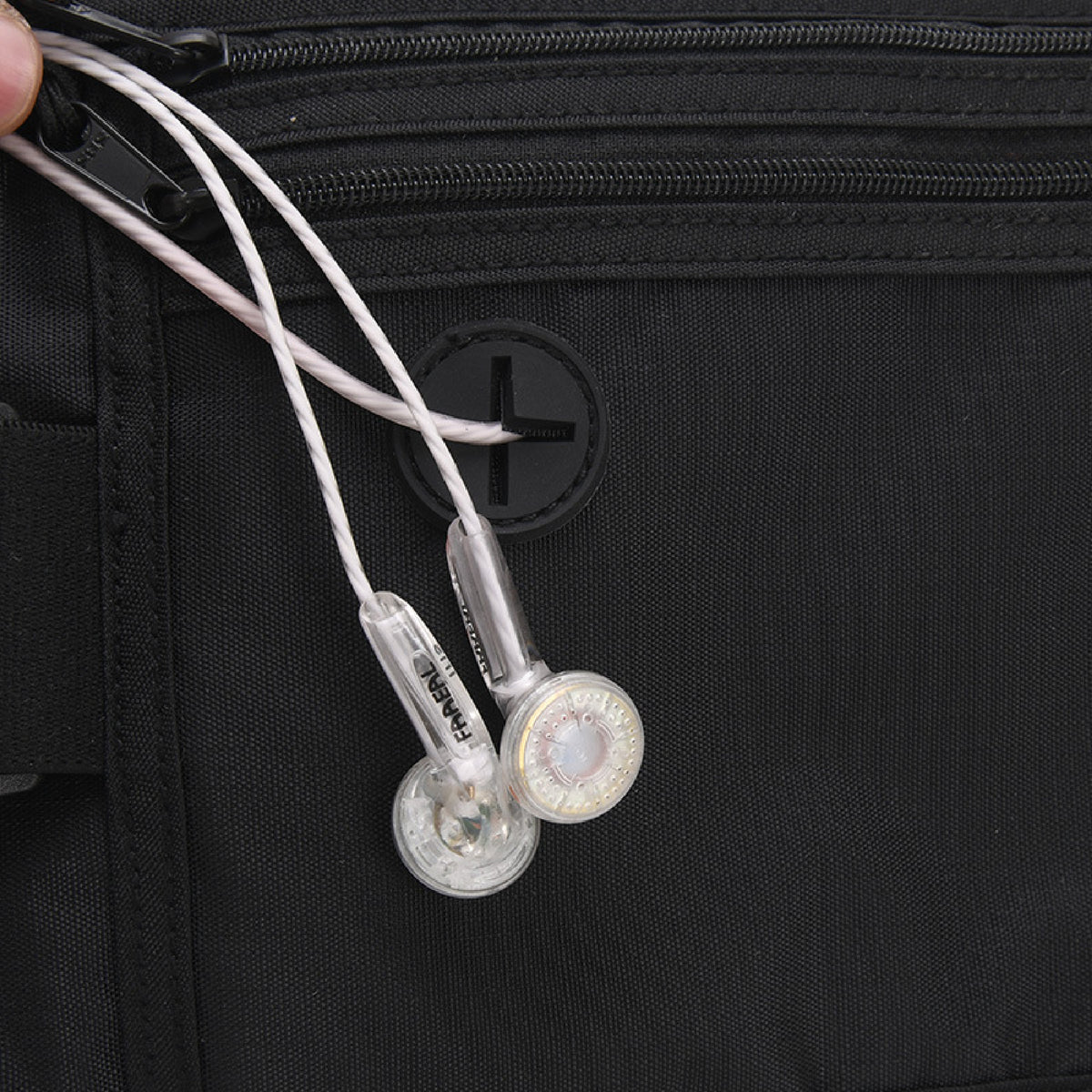 Lightweight Waterproof Waist Pouch Slim Belt Bag with 2 Pockets Waistband Bag Fanny Pack
