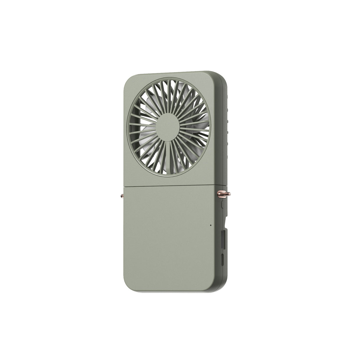 Rechargeable Handheld Mini Fan With Lanyard Adjustable Wind Speed Hanging Fan