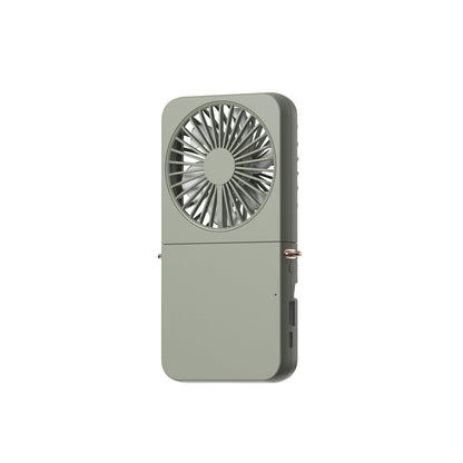 Rechargeable Handheld Mini Fan With Lanyard Adjustable Wind Speed Hanging Fan