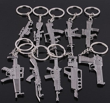 Gun Shaped Key Chain