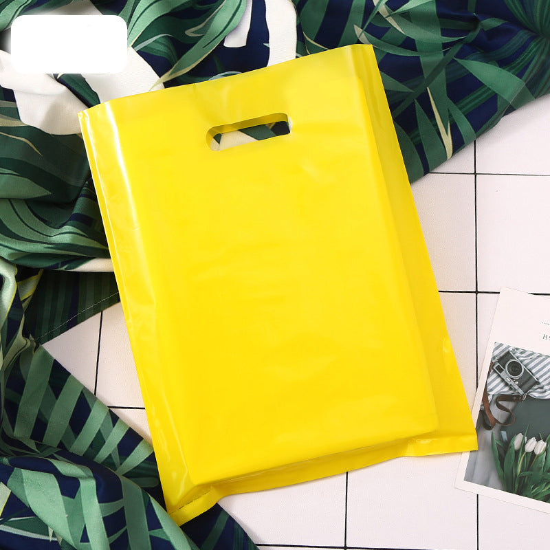 9"x12" 2.4mil Merchandise Bag W/ Die Cut Handle for Boutique Bag Shopping Clothes Packaging Bag