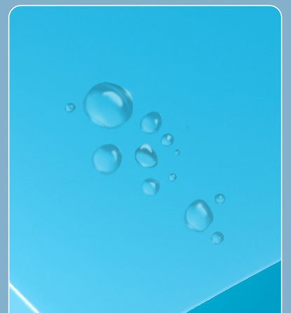 A4 Plastic 3-Ring Binder Document Organizer Folder Rounded Rings Binder