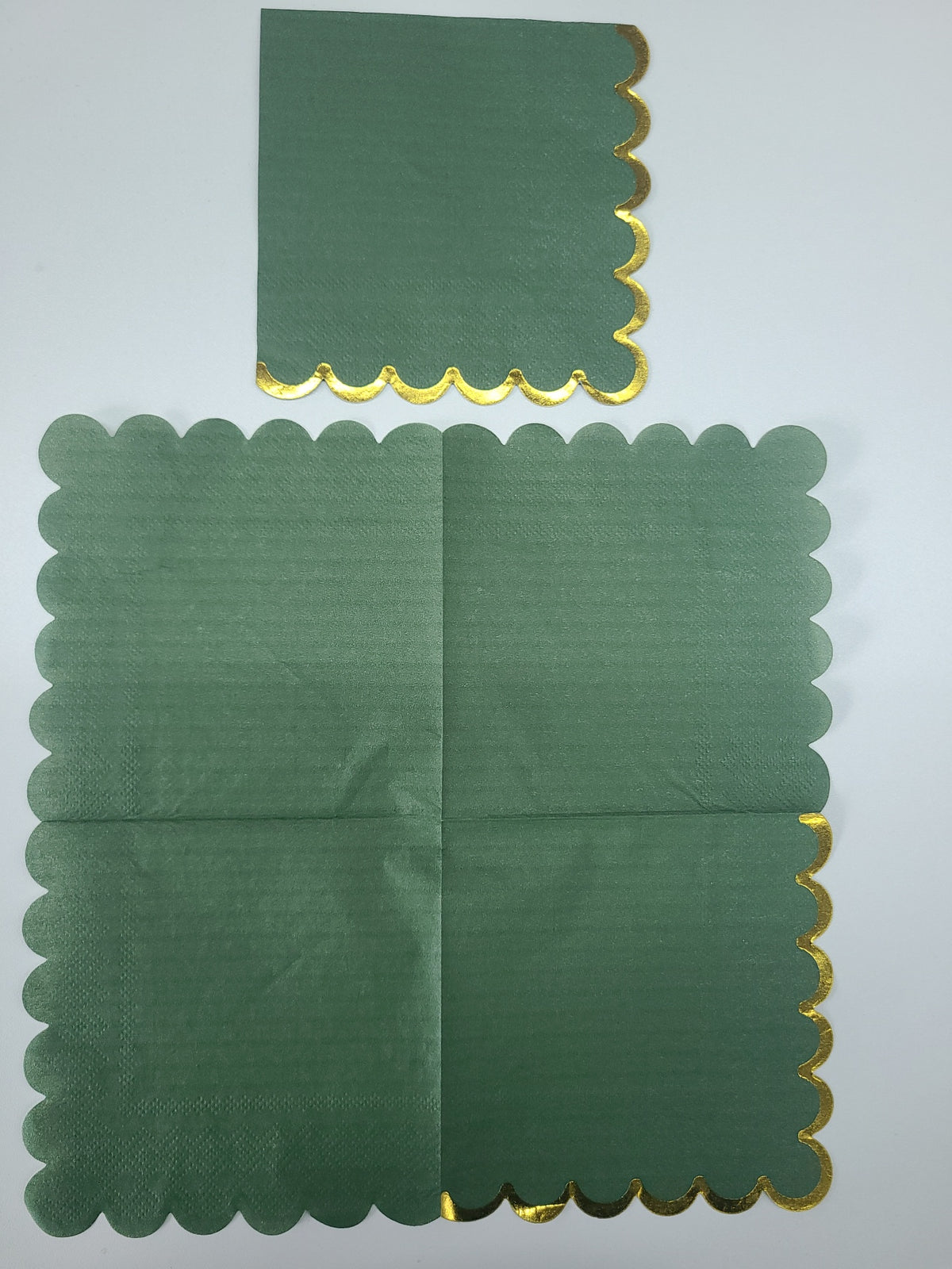 Double Layers Napkins/Part Napkins W/Golden Edge