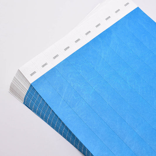 Consecutive Numbers Wristband Events People Counting Paper Wristband Tear-resistant Band