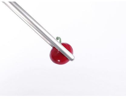 8" 304 Stainless Steel Food Tongs Barbeque Kitchen Tongs
