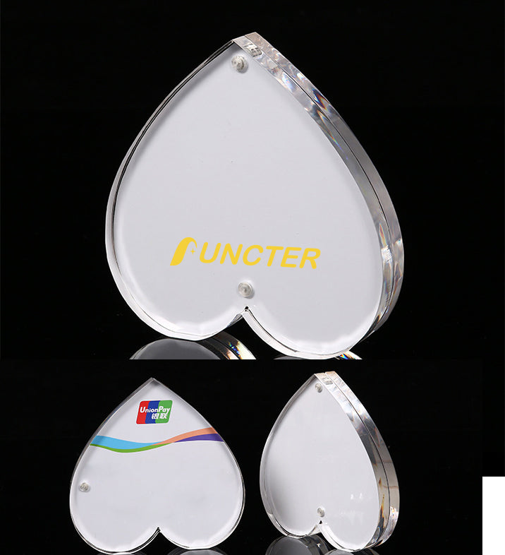 Heart Shaped Magnetic Acrylic Photo Frame/Holders