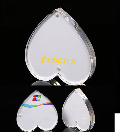 Heart Shaped Magnetic Acrylic Photo Frame/Holders
