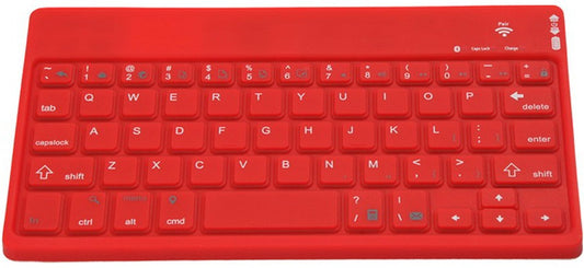 9" Portable Wireless Silicone Keyboard 59 Keys