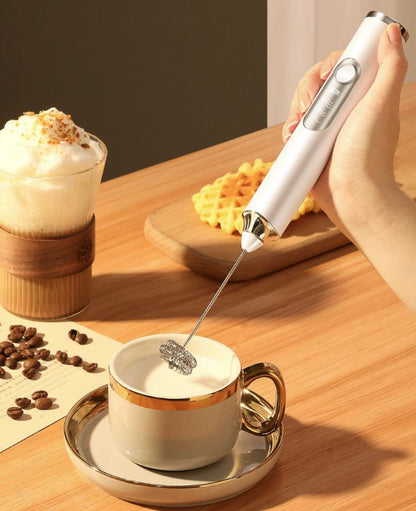 Handheld Milk And Coffee Frother Drink Mixer Electric Whisk Foam Maker Eggbeater