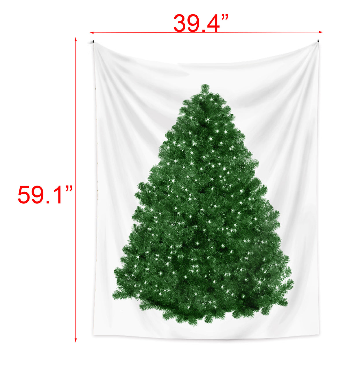 39.4"x 59.1" Christmas Tree Tapestry Christmas Decoration-#4