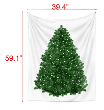 39.4"x 59.1" Christmas Tree Tapestry Christmas Decoration-#4