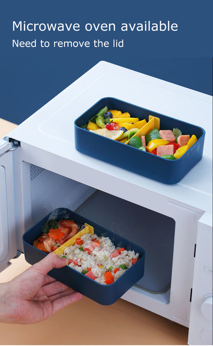 1440ml PP Material Bento Box Multi-layer Sealing Combination Basket Picnic Lunch Box(2 layer)