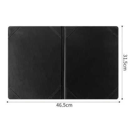 A4 Size PU Leather Signature Folder PU Cover Writing Board Rounded Corner Folder for Business