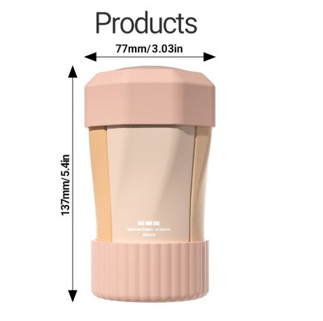 6.6 oz 4-In-1 Silicone Travel Bottles, Leakproof Refillable Toiletry Containers For Trip Luggage