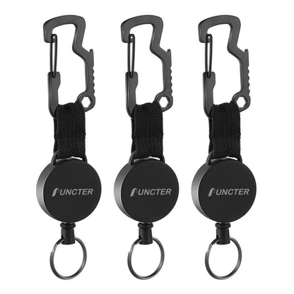 Outdoor Multitool Heavy Duty Carabiner Badge Holder
