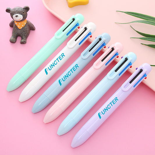 6 Colors Original Retractable Ballpoint Pen
