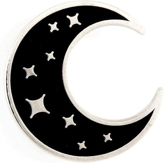 Custom The Moon Shaped Cute Enamel Lapel Pins Brooch Pin Badge