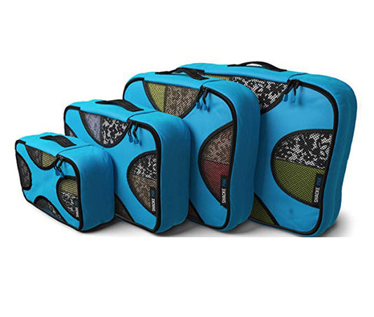 4 Set Packing Cubes W/A Shoe Bag