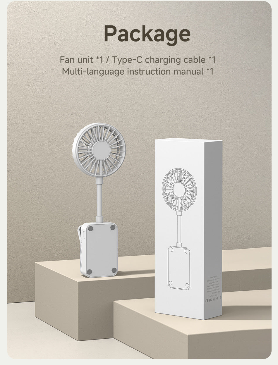 Multi-Functional Clip-On Portable Mini Handheld Fan Desktop Fan