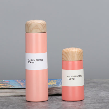 8.5oz/250ML 304 Stainless Steel Mini Insulated Water Bottle With Screw-on Lid Portable Vaccum Mug