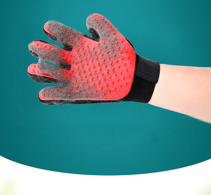 One pcs 180 Shorter Needles Pet Grooming Brush Glove