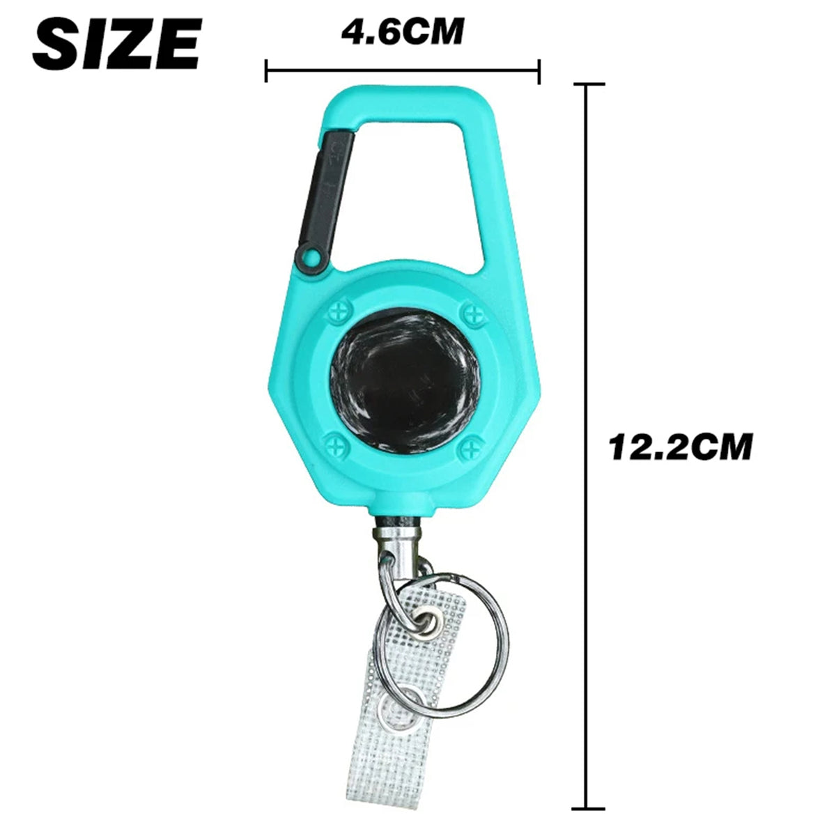 Outdoor Retractable Badge Reel KeyChain Belt Clip